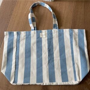 Sézane Striped Tote Bag New Never Used